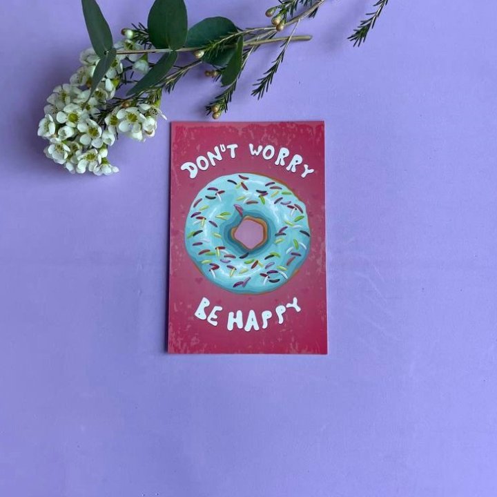 Открытка к букету "Не волнуйся..." в Химкие