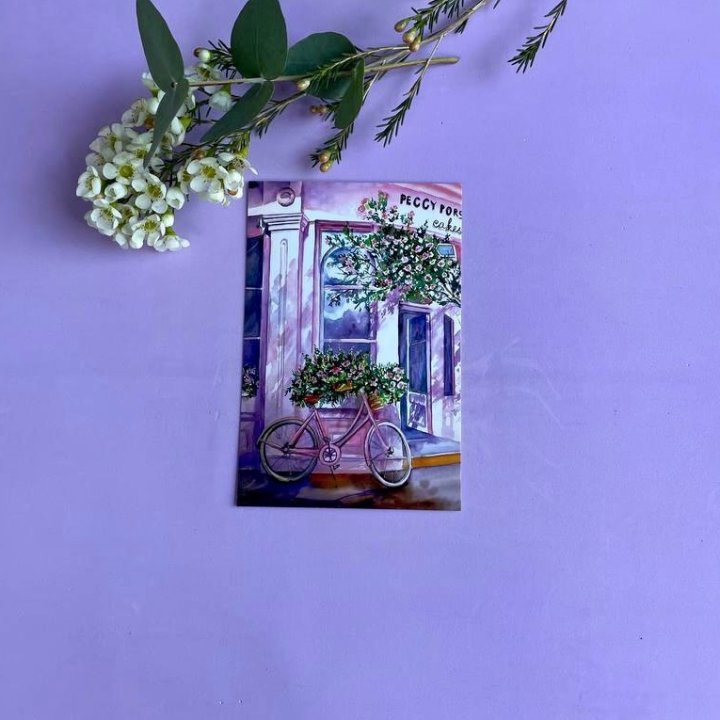 Открытка к букету "Розовый" в Химкие