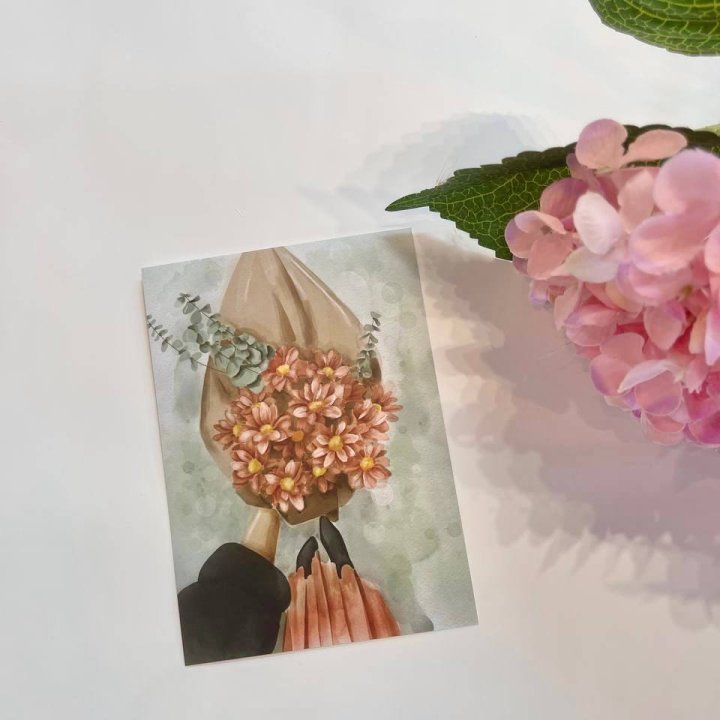 Открытка к букету "Букет" в Химкие