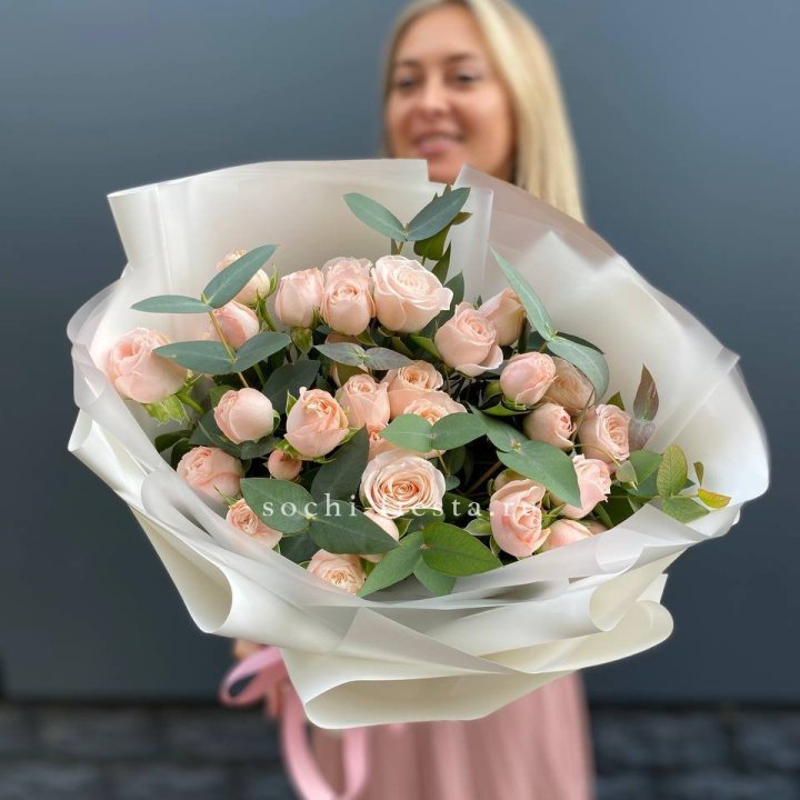 Букет кустовых роз "Фреш" в Химкие