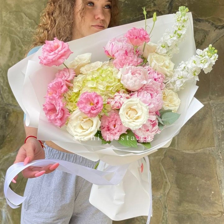 Букет с пионами №3 в Химкие