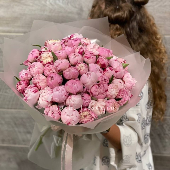 51 розовый пион в Химкие