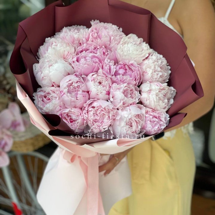 Букет с пионами №5 в Химкие