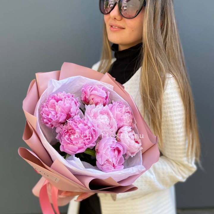 7 пионов в оформлении в Химкие