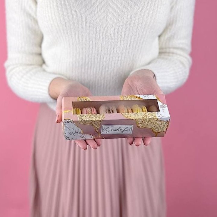 Коробка макаронс 5 шт. в Химкие