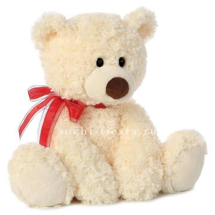 Белый плюшевый мишка  в Химкие
