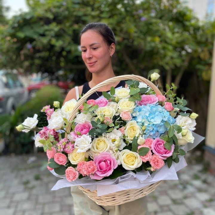 Цветочная корзина №2 в Химкие
