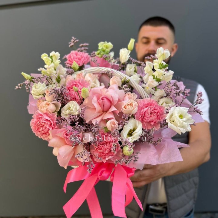 Цветочная корзина №1 в Химкие