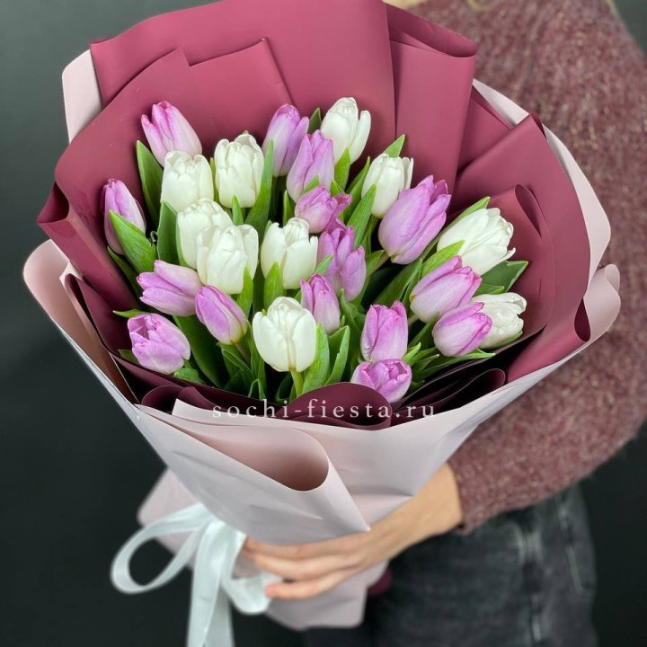 25 тюльпанов микс в Химкие