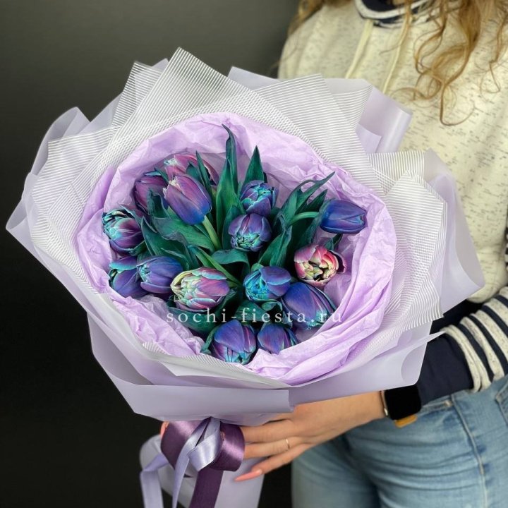 Букет тюльпанов "Пандора" в Химкие