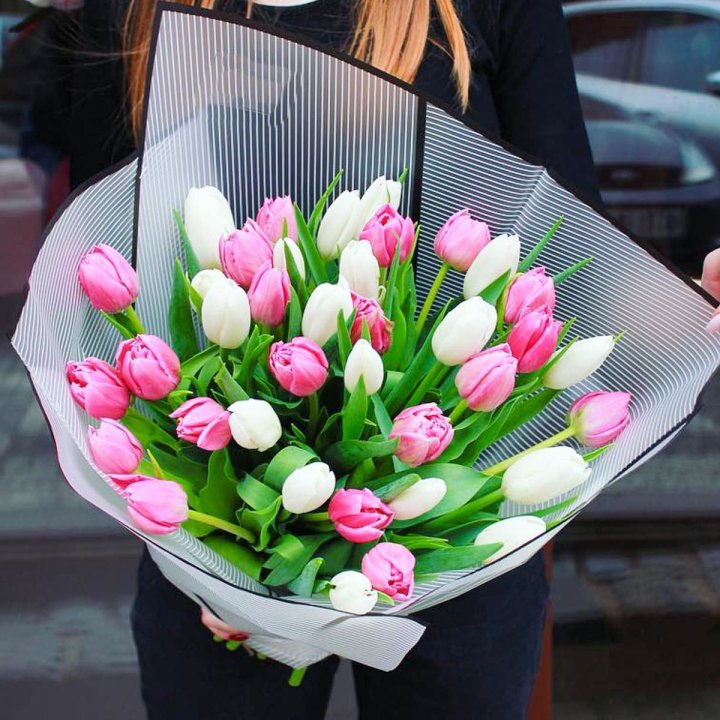 29 тюльпанов микс в Химкие