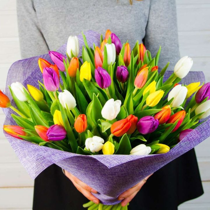 51 тюльпан "Рандом" №2 в Химкие